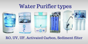 different types of water filter