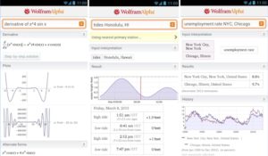 Educational apps Wolfram Alpha