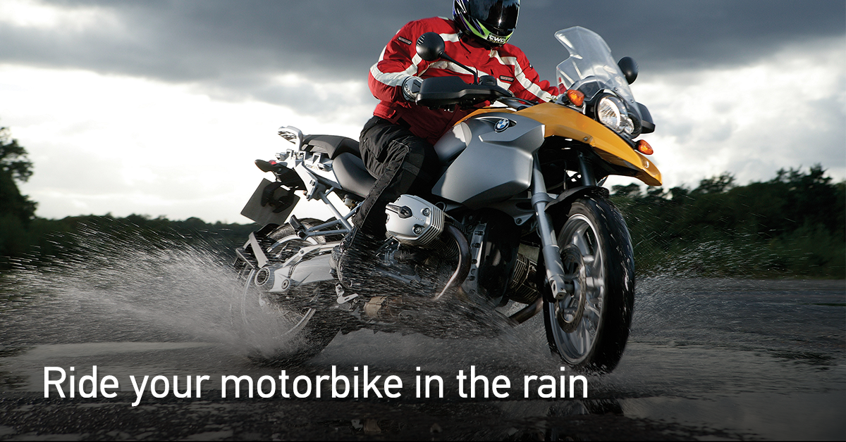 Motorbike in Rain